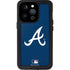 MLB Atlanta Braves - Solid Distressed iPhone 15 Pro Waterproof Case